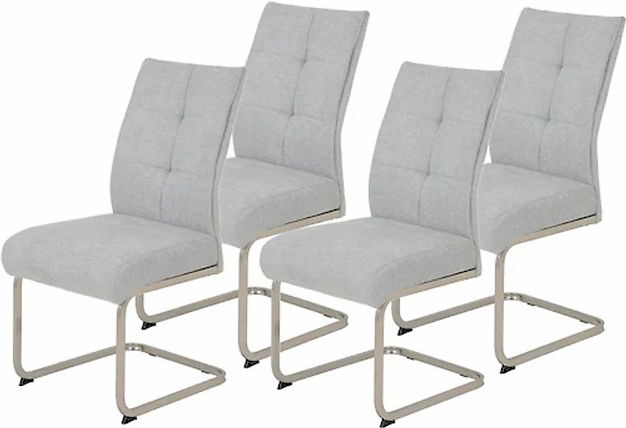 HELA Freischwinger »Ines«, (Set), 4 St., bequeme Sitzbreite und Federkern P günstig online kaufen