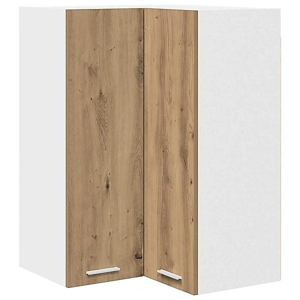 vidaXL Hängeschrank Riga Artisan-Eiche und Weiß 57 x 57 x 80 cm 884297 günstig online kaufen