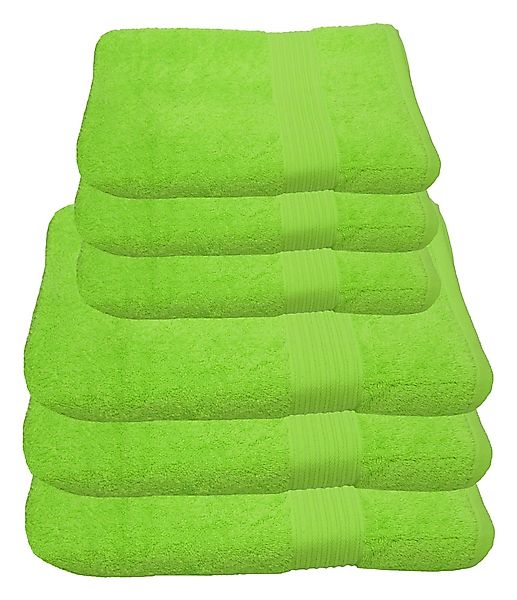 Julie Julsen Handtücher 6-Handtücher-Apfelgrün, Baumwolle (6-St) günstig online kaufen