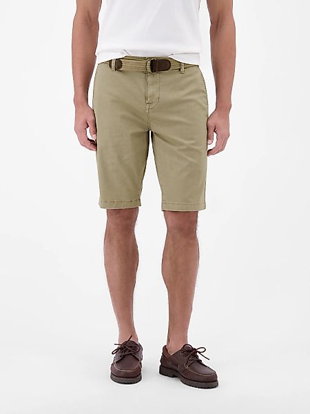 LERROS Chinoshorts "Bequeme Chino-Bermuda mit Gürtel und Minimalprint" Leic günstig online kaufen