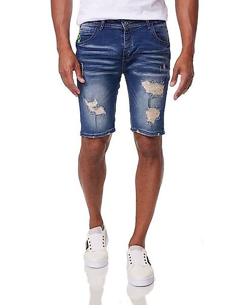 Denim House Caprijeans Herren Jeansshort Denim Bermuda mit Stretch Blau W30 günstig online kaufen