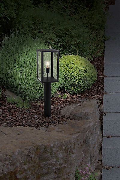 näve Außen-Stehlampe »AILA«, 1 flammig, Leuchtmittel E27   ohne Leuchtmitte günstig online kaufen