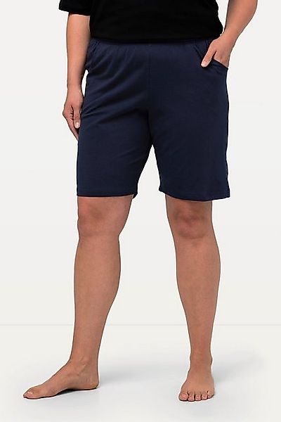 Ulla Popken Bermudas Jerseyshorts Taschen Elastikbund günstig online kaufen