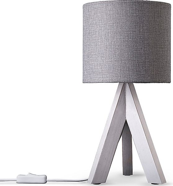 Paco Home Tischleuchte »BAJO CANVAS UNI COLOR«, 1 flammig, Leuchtmittel E14 günstig online kaufen