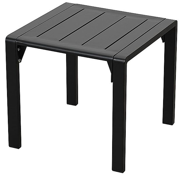 MeXo Gartentisch Aluminium Balkontisch 44×44×41 cm (wetterfester Tisch, 1-S günstig online kaufen
