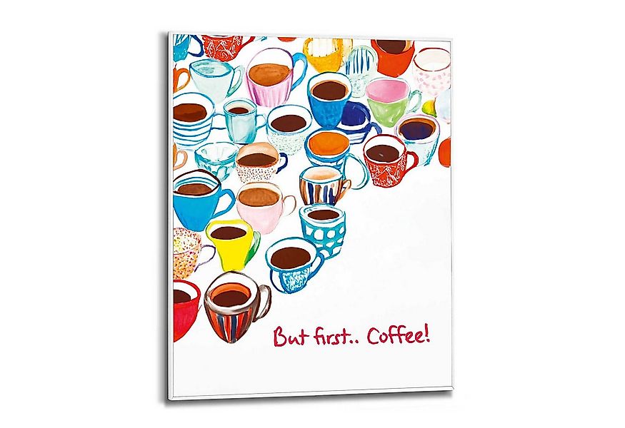 Reinders! Poster But First...Coffee!, Küche - Mehrfarbig - MDF - Essen und günstig online kaufen