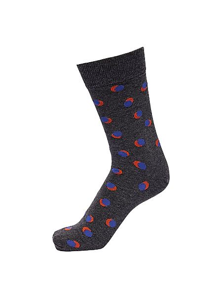 SELECTED Gemusterte Socken Herren Grau günstig online kaufen