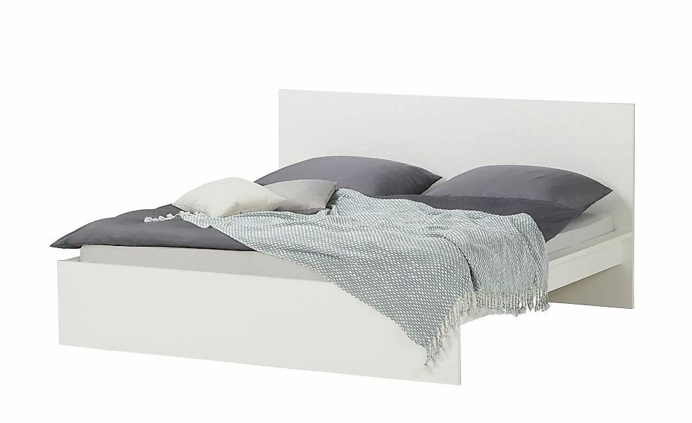 Doppelbett  Melby ¦ weiß ¦ Maße (cm): B: 196 H: 100 T: 205.0 Betten > Bettg günstig online kaufen