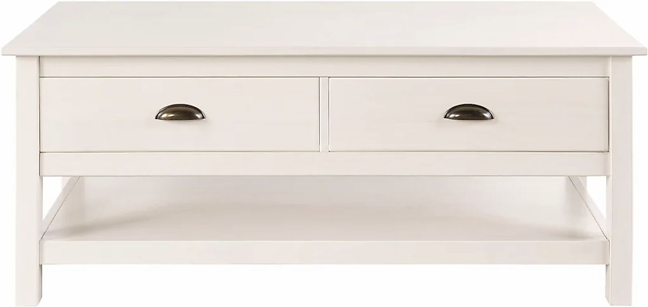 OTTO home Couchtisch "Schröder" mit 2 Schubladen und 1 Einlegeboden, aus ma günstig online kaufen