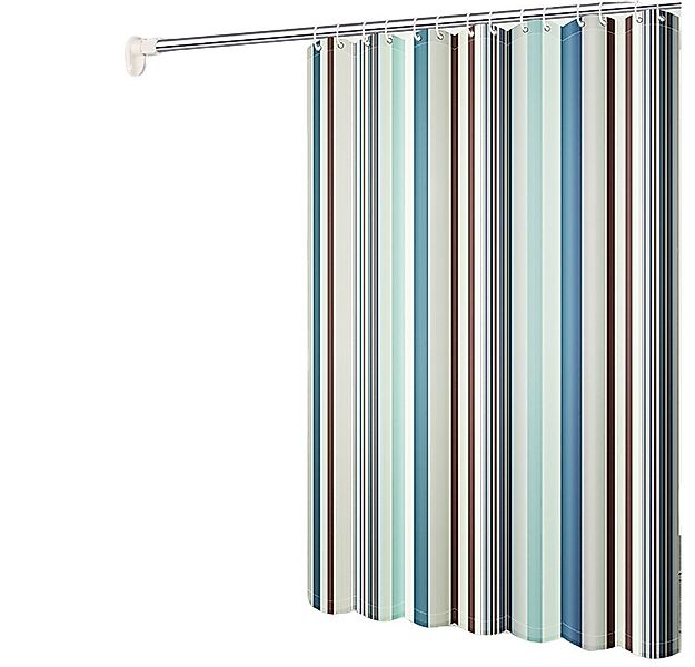 HomeBella Duschvorhang Textil Antischimmel Schimmelresistent Breite 180 cm günstig online kaufen