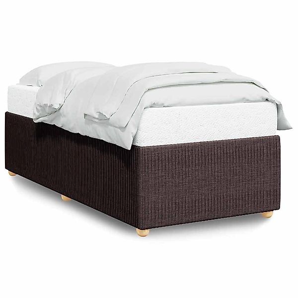 vidaXL Bett Bettgestell ohne Matratze Dunkelbraun günstig online kaufen