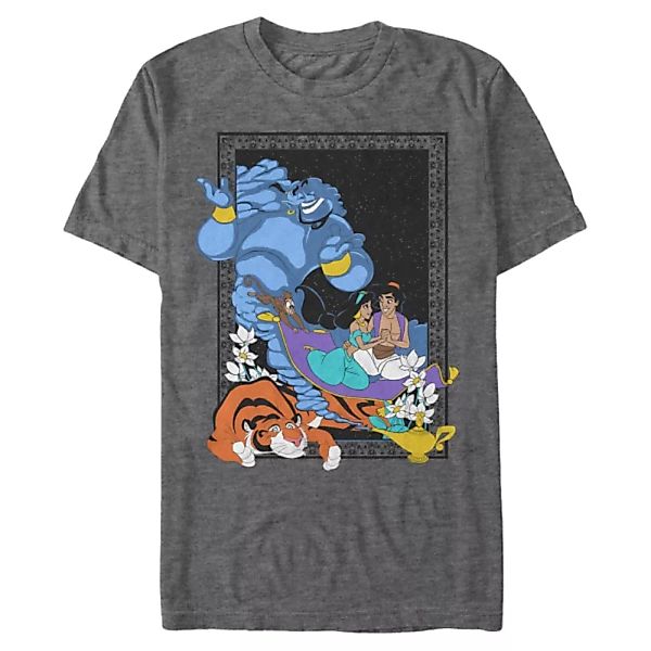 Disney - Aladdin - Gruppe Poster in the Lamp - Männer T-Shirt günstig online kaufen