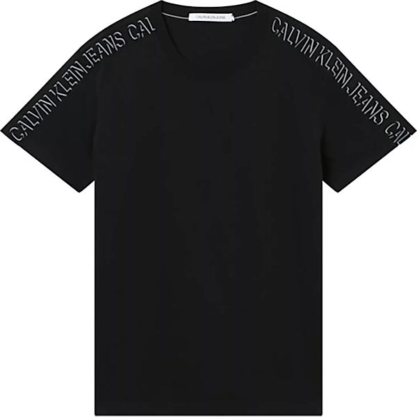 Calvin Klein Jeans Shadow Shoulder Tape Kurzärmeliges T-shirt XL Ck Black günstig online kaufen