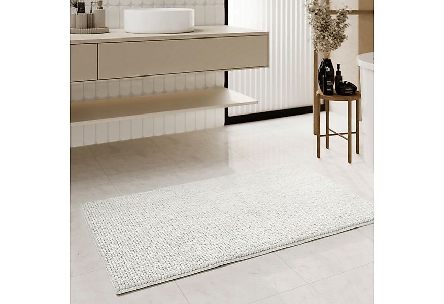 Wecon home Basics Badematte Balu, Höhe 14 mm, Polyester, rechteckig, Chenil günstig online kaufen
