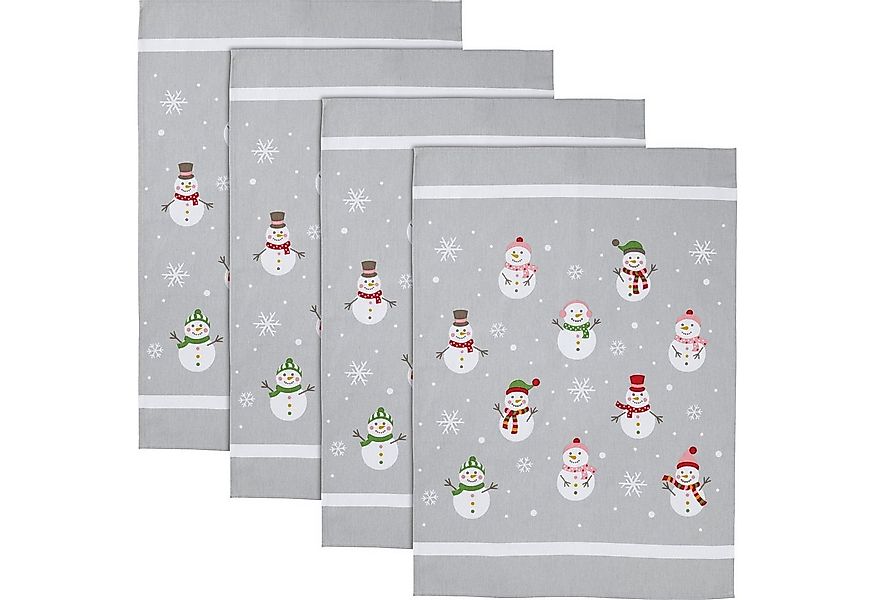 Erwin Müller Geschirrtuch Geschirrtuch 4er-Pack, Baumwolle Motiv günstig online kaufen