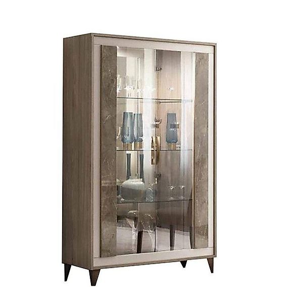 JVmoebel Vitrine Kommode Kommoden Vitrinen Kommodenschrank Glas Schrank Sch günstig online kaufen