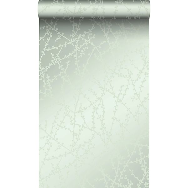 Origin Wallcoverings Tapete Blüte Mintgrün 53 cm x 10,05 m 345735 günstig online kaufen