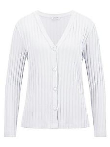 Shirtjacke V-Ausschnitt Efixelle weiss günstig online kaufen