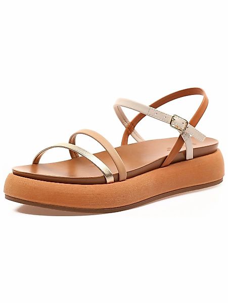 INUOVO Plateausandaletten "INUOVO Sandalen Leder" günstig online kaufen