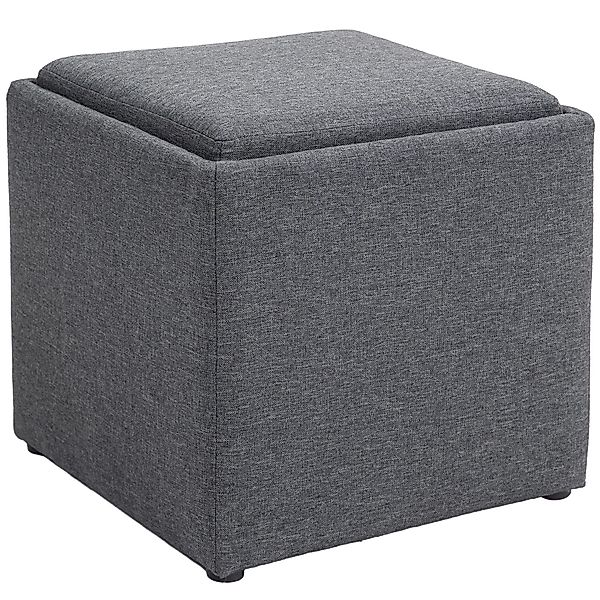 furnicato Hocker Sitzhocker mit Stauraum, Fußhocker, günstig online kaufen