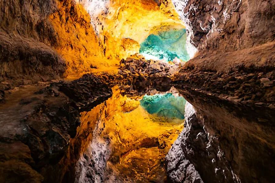 Papermoon Fototapete »Höhle mit Wasser« günstig online kaufen