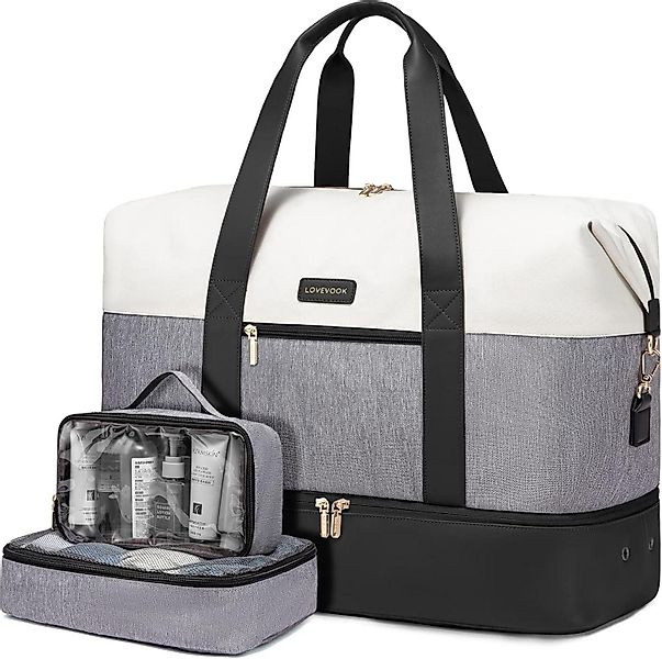 LuxusKollektion Reisetasche Damen Reisetasche Sporttasche 60L günstig online kaufen
