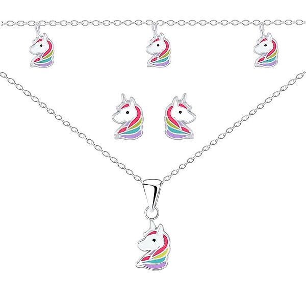 ALEXANDER YORK Schmuckset EINHORN RAINBOW, 5-tlg. günstig online kaufen