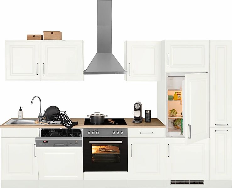 KOCHSTATION "KS-Stockholm" Breite 310 cm, mit hochwertigen MDF Fronten im L günstig online kaufen