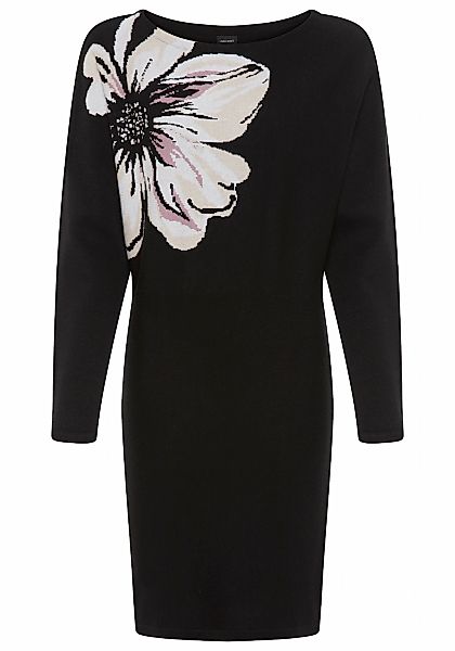 Laura Scott Strickkleid, mit tollem Blumen-Strickmuster günstig online kaufen