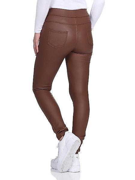 Aurela Damenmode Thermoleggings Damen Leder Hose gefütterte Leggings extra günstig online kaufen