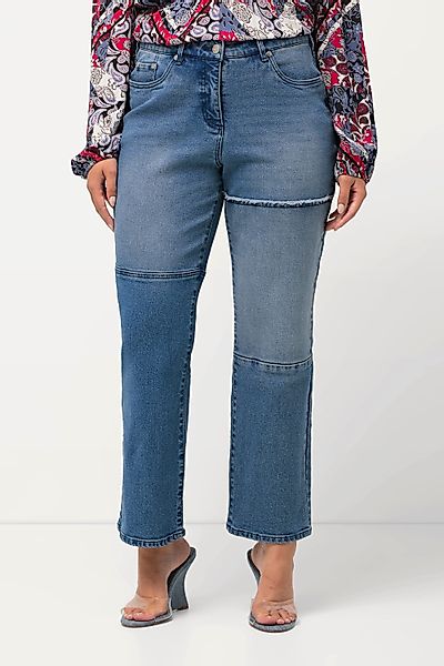 Ulla Popken 5-Pocket-Jeans Jeans Mandy Patchlook günstig online kaufen