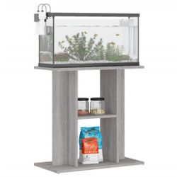 vidaXL Aquariumunterschrank Aquariumständer Grau Sonoma 60 günstig online kaufen