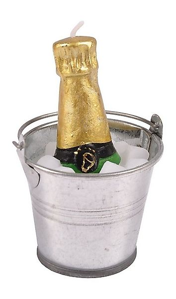 BURI Tafelkerze Deko-Kerze Sektkühler mit Champagner Partydeko Hochzeitsdek günstig online kaufen