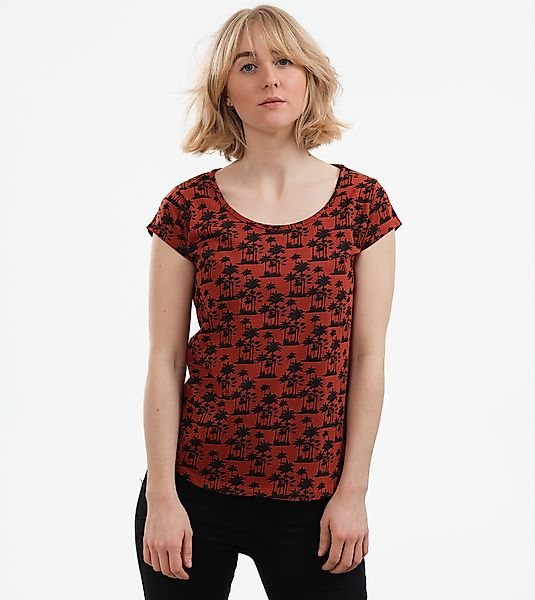 Shirt Asheville Palmen Aus Biobaumwolle günstig online kaufen