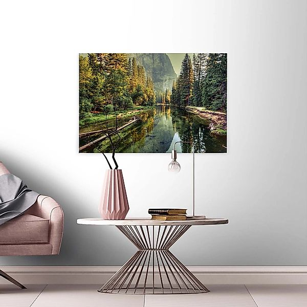 A.S. Création Leinwandbild "Mountain River" Kunst  Landschaft 1 Stk. tlg. B günstig online kaufen