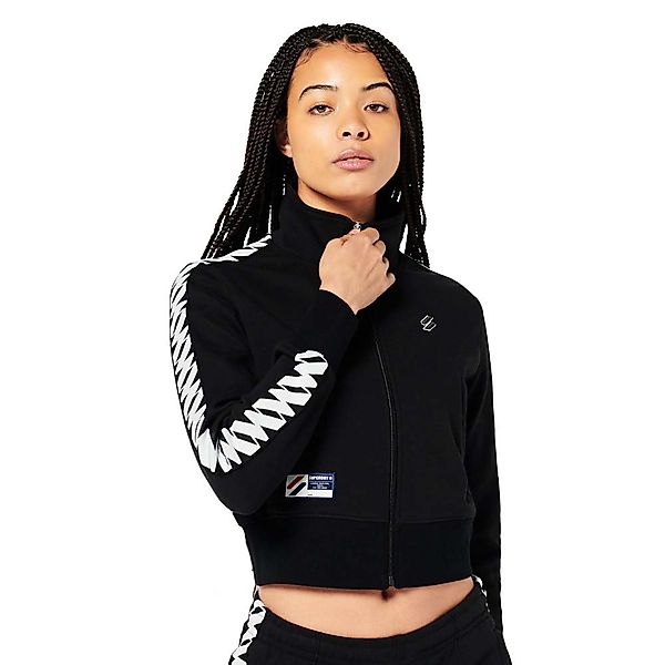 Superdry Code Tape Track Sweatshirt Mit Reißverschluss M Black günstig online kaufen