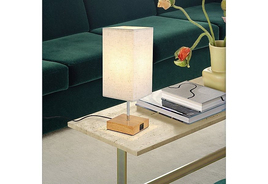 Nettlife Tischleuchte Tischlampe Touch dimmbare USB Vintage E27 mit Ladefun günstig online kaufen