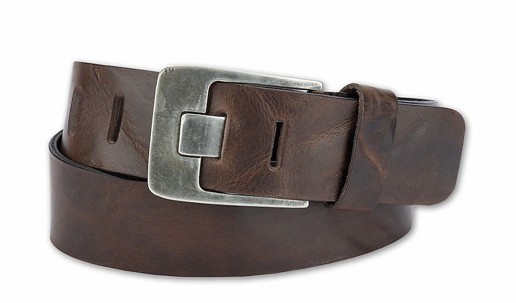 BERND GÖTZ Ledergürtel "Ledergürtel mit extrabreitem Powerlook" günstig online kaufen