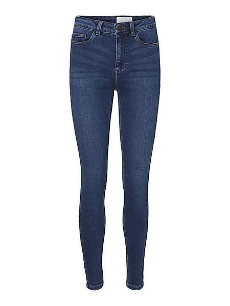 Noisy May Damen Jeans NMCALLIE CHIC HW JEANS VI072DB Skinny Fit Blau - Dark günstig online kaufen