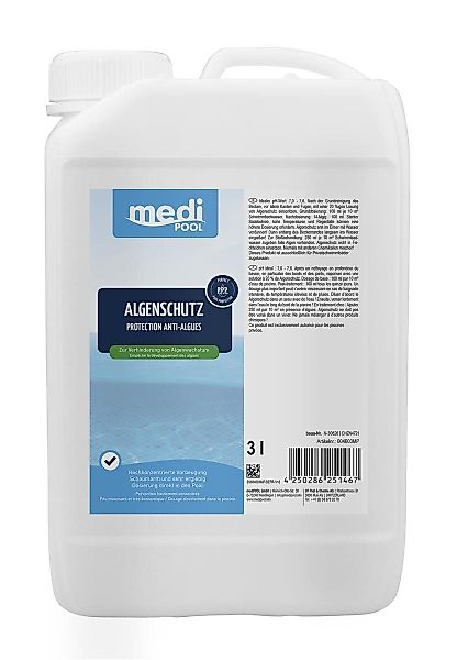 mediPOOL Poolpflege mediPOOL Algenschutz, (Spar-Set) günstig online kaufen