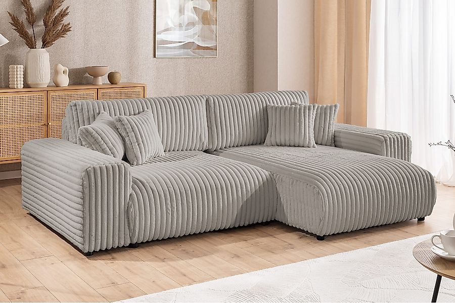 S-Style Möbel Ecksofa Mollis mit Schlaffunktion günstig online kaufen