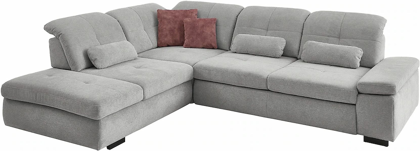 Die PlanBar Ecksofa "MP-IN16012 L-Form mit Federkern-Polsterung" inkl. Sitz günstig online kaufen