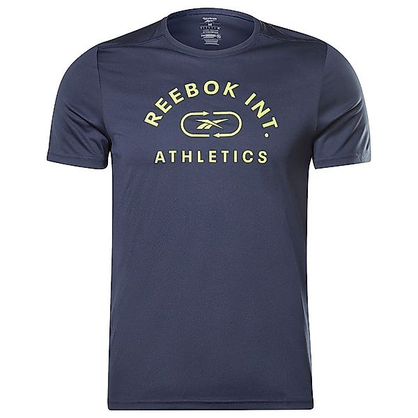 Reebok Workout Ready Poly Graphic Kurzärmeliges T-shirt S Vector Navy günstig online kaufen