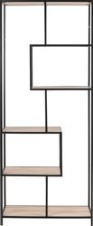 ACTONA GROUP Bücherregal Metallgestell, modernes Design, 5 Einlegeböden, as günstig online kaufen