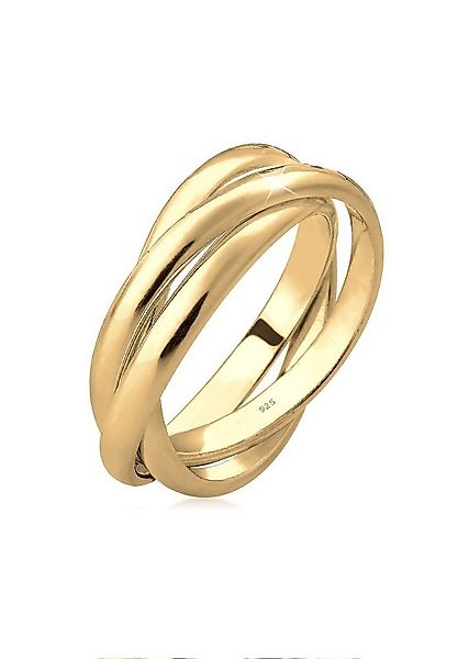 Elli Fingerring Wickelring Trio Trini Basic 925 Silber, Ring Set günstig online kaufen
