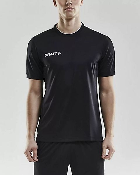 Craft Kurzarmshirt CRAFT PROGRESS PRACTISE TEE M BLACK/WHITE günstig online kaufen