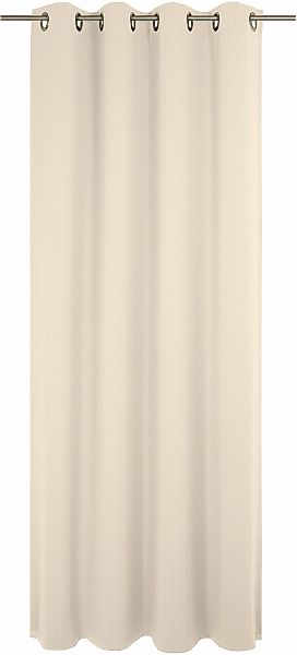 Adam Vorhang "Vorhang Uni Collection aus 100 % Bio-Baumwolle, Ösen (1 St)" günstig online kaufen