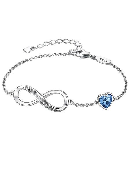 S&T Design Silberarmband Infinity Armband Damen 925 Sterling Silber Unendli günstig online kaufen