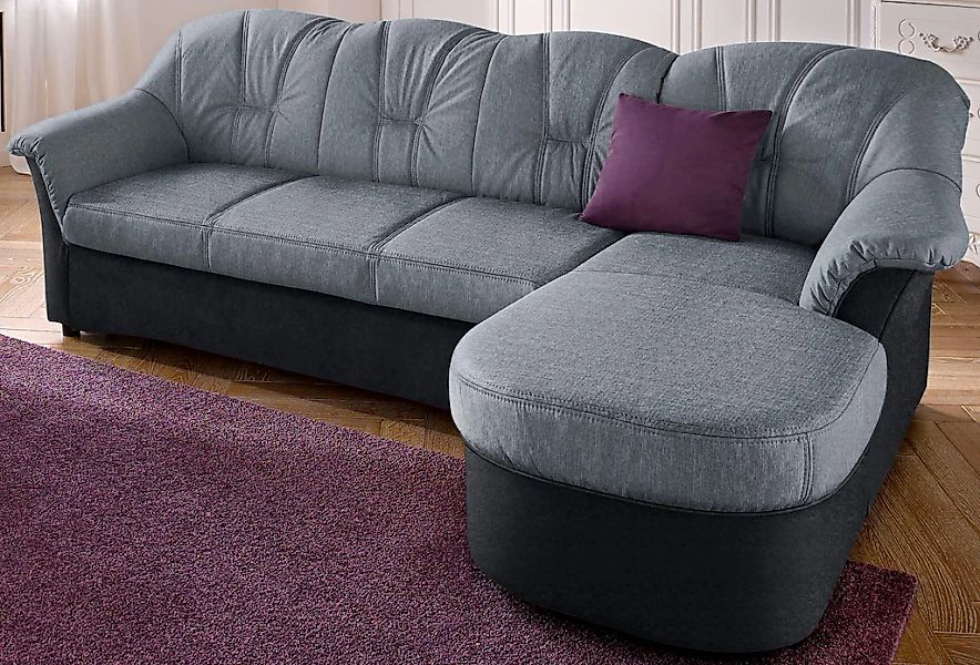 DOMO collection Ecksofa "Flores Schlafsofa, B/T/H: 233/142/86 cm, L-Form", günstig online kaufen