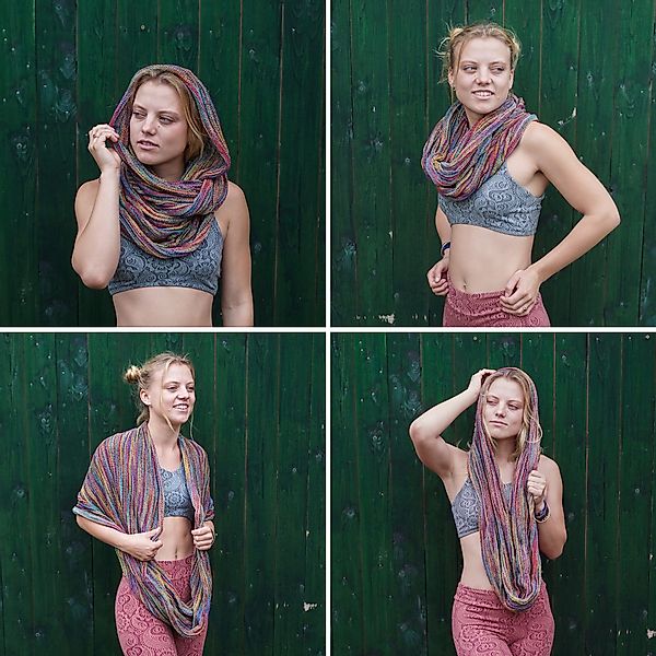 Guru-Shop Halstuch Weicher Loop Schal Stola, Magic Loopschal,.. günstig online kaufen